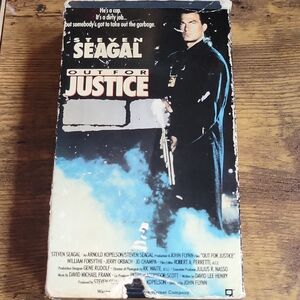 Steven Seagal Out for Justice VHS